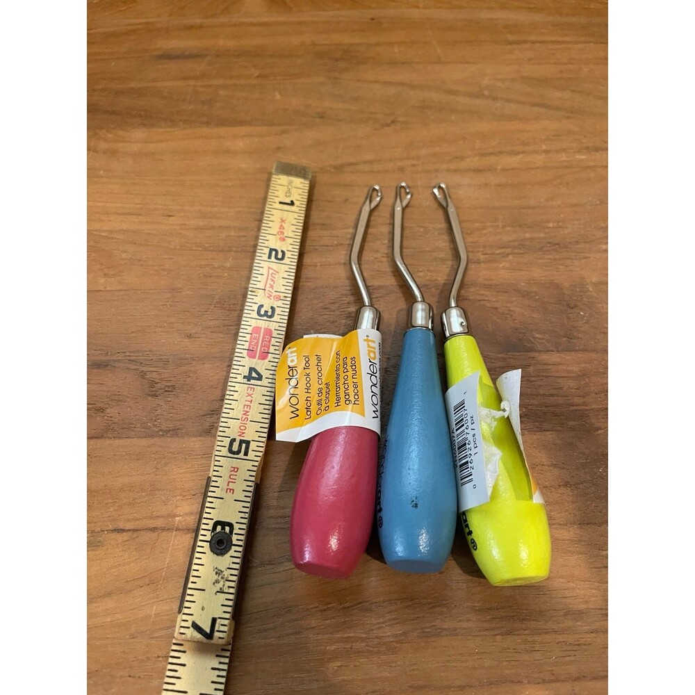 3 WonderArt Latch Hook Tools (Bundle)